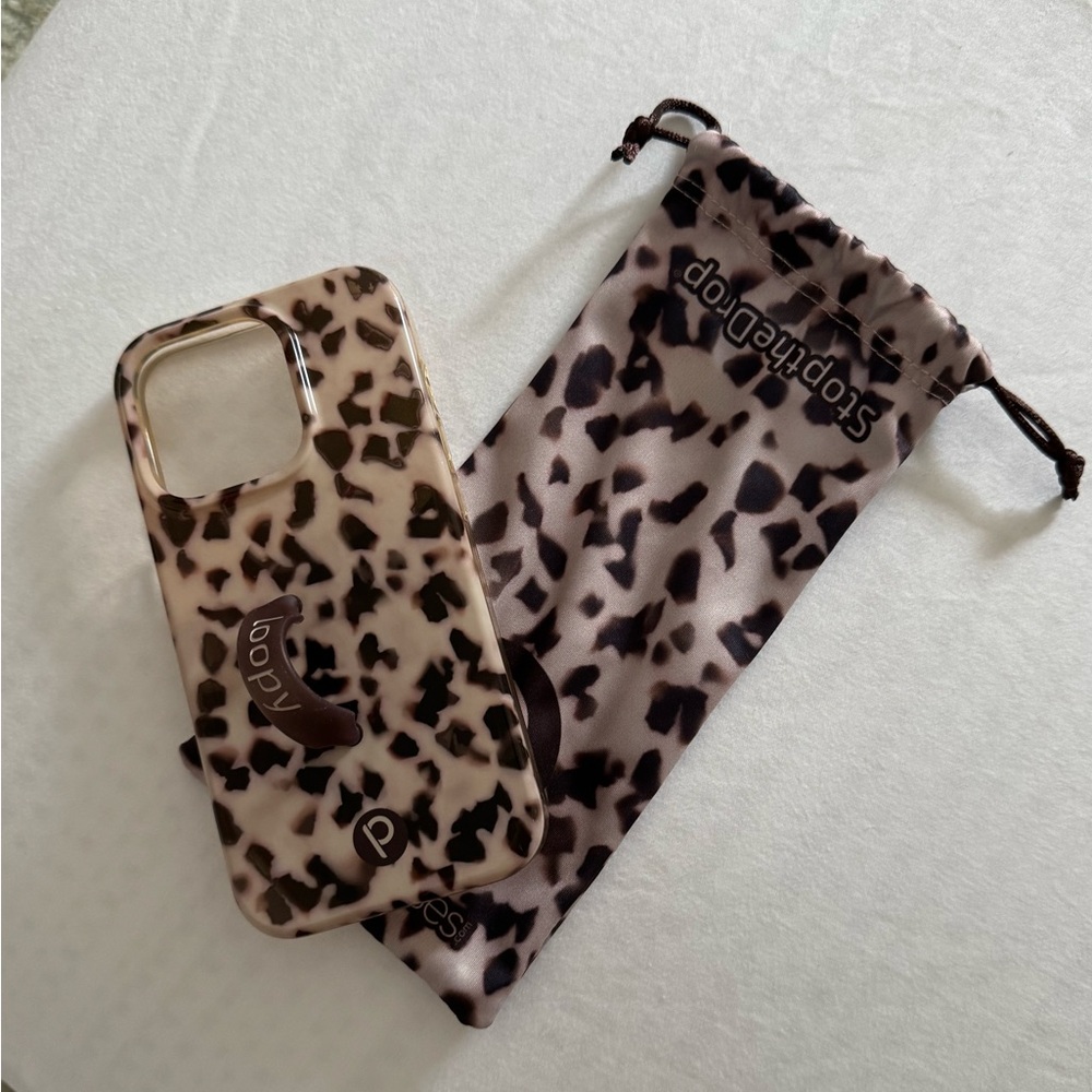 Loopy case - iPhone 15 pro - blonde tortoise
